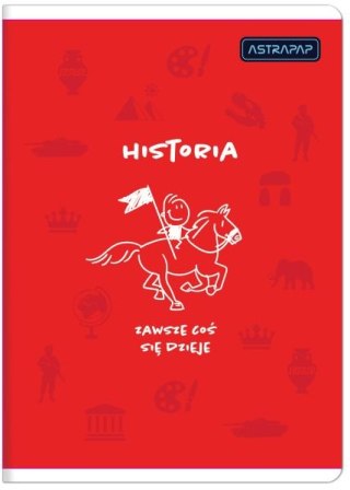 Zeszyt A5/60k kratka Historia A 10 ASTRA 102025004