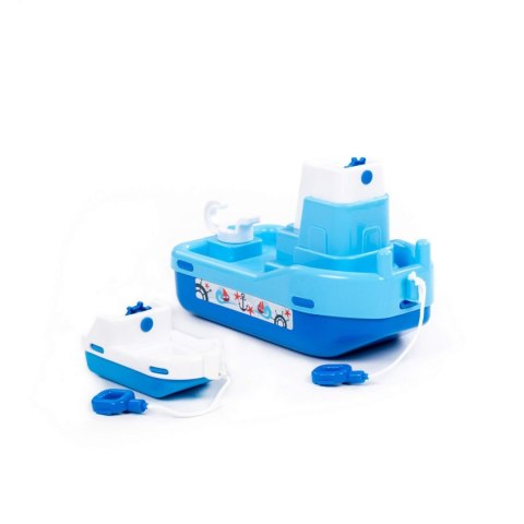 Zabawka Wodna Holownik z akcesoriami niebieska POLESIE 61175WADEP