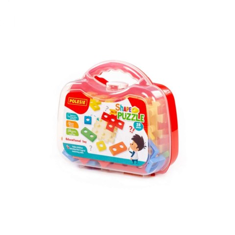 Zabawka edukacyjna Ułóż Puzzle 28 elementów walizka POLESIE 94766WADP