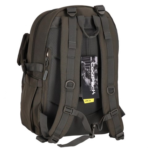 Plecak 45x31x16 cm 1 zamek 5 kieszeni Lark Olive CoolPack PATIO F156990