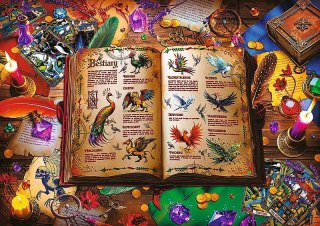 Puzzle 1000 elementów Atlas Fantastycznych Ptaków TREFL 10980 TR