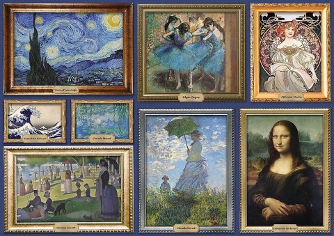 Puzzle 1000 elementów Kolekcja Arcydzieł Sztuki TREFL 10974 TR