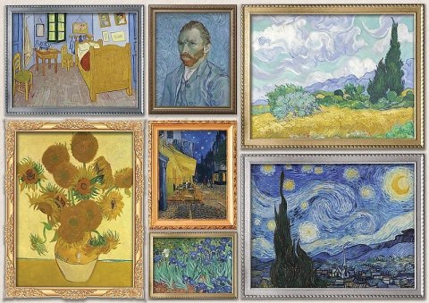 Puzzle 1000 elementów Kolekcja Vincenta Van Gogha TREFL 10973 TR