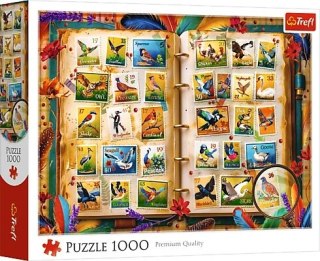 Puzzle 1000 elementów Kolekcja Znaczków-Atlas Ptaków TREFL 10979 TR
