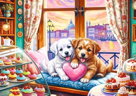 Puzzle 500 elementów Sczenięca Miłość TREFL 37554 TR