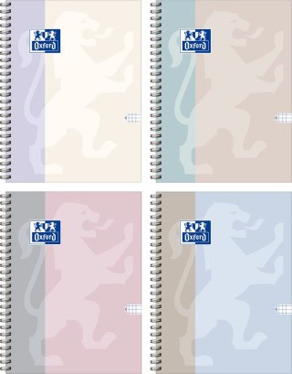 Kołozeszyt OXFORD B-LIGHT B5/100 kartek kratka