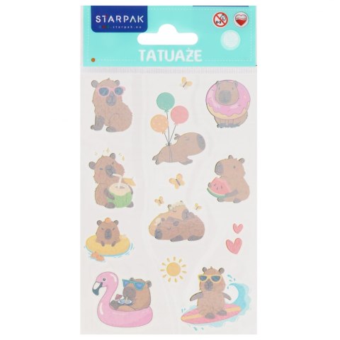 Tatuaż Kapibara 10x19 STICKER BOO 583965