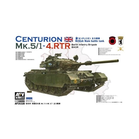 AFV Club AF35328 Centurion British Main Battle Tank Mk.5/1-4.RTR Berlin Infantry Brigade BAOR