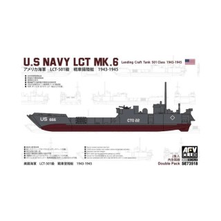 AFV Club SE73518 1/350 U.S NAVY LCT Mk. 6-501 class (1943`1945) (Double Seat)