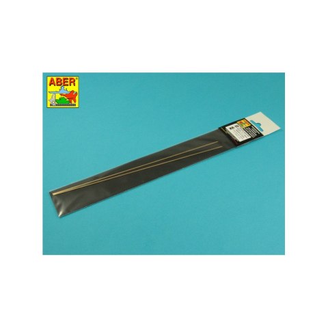 Aber KR-15 Kwadratowe prety mosiężne 1,5mm długość 245mmx2