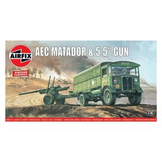 Airfix 01314V AEC Matador and 5,5 inch Gun - 1/76
