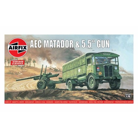Airfix 01314V AEC Matador and 5,5 inch Gun - 1/76