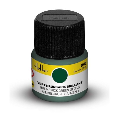 Heller Acrylic Paint 003 Brunswick Green Gloss 12 ml