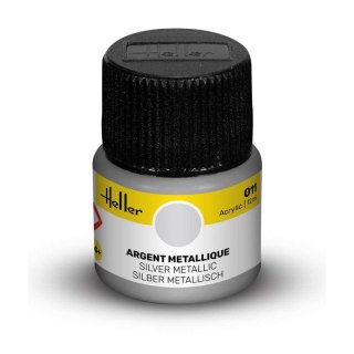 Heller Acrylic Paint 011 Silver Metallic 12 ml