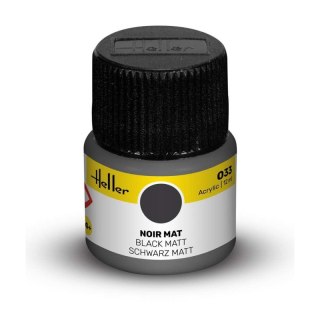 Heller Acrylic Paint 033 Black Matt 12 ml
