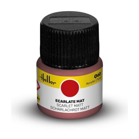 Heller Acrylic Paint 060 Scarlet Matt 12 ml