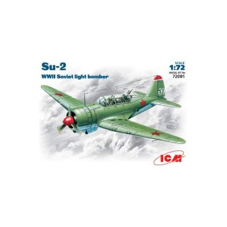 Icm 72081 Su-2 Sov. Light Bomber