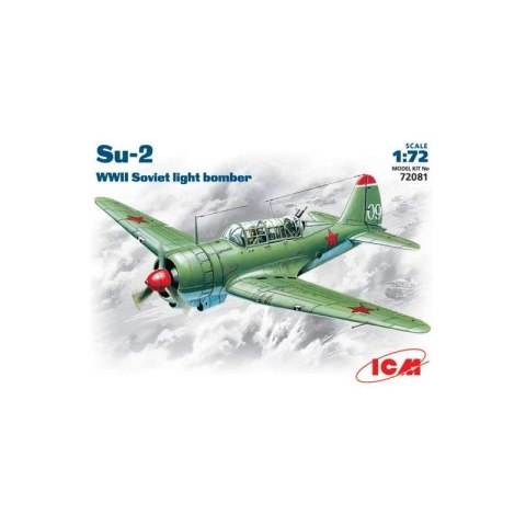 Icm 72081 Su-2 Sov. Light Bomber