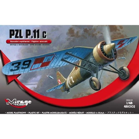 Mirage 481002 Pzl P-11C Bomby