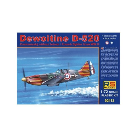 Rs Models 92113 Dewoitine D-520 VIc