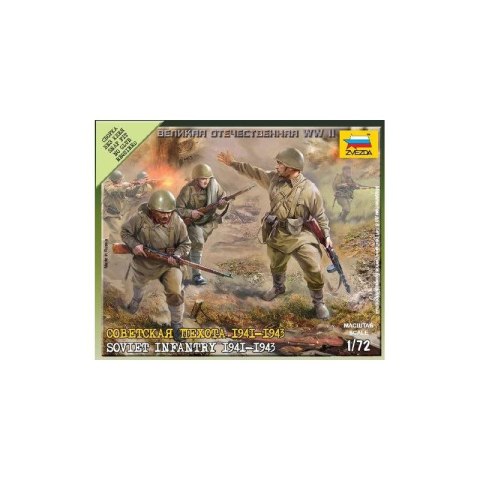 Zvezda 6103 Soviet Infantry 1941 1/72