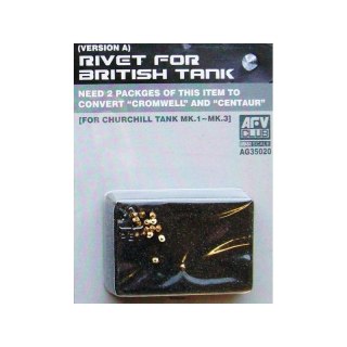 AFV Club AG35020 Rivet for Churchill/Centaur
