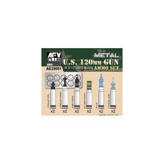 AFV Club AG35051 US 120mm AMMO SET