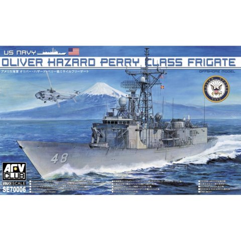 AFV Club SE70006 1/700 U.S. Navy Oliver Hazard Perry Class Frigate