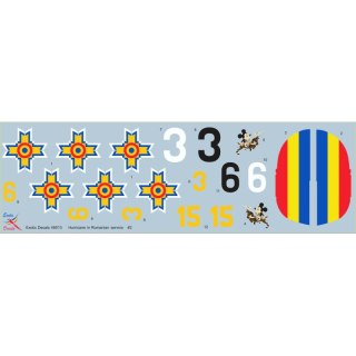 Exotic Decals 48013 Hurricane in Romanian Service #2