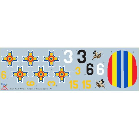 Exotic Decals 48013 Hurricane in Romanian Service #2
