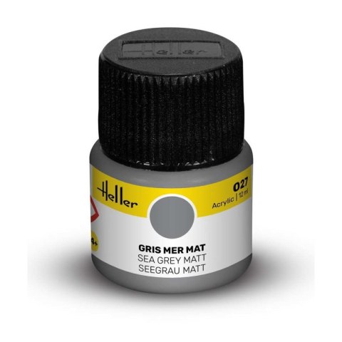 Heller Acrylic Paint 027 Sea Grey Matt 12 ml