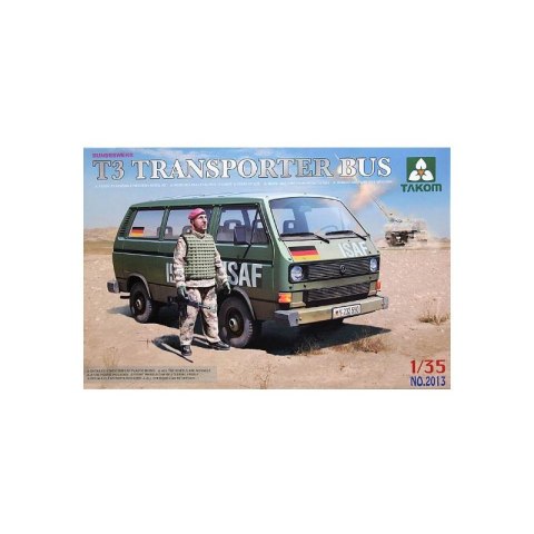 Takom 2013 Bundeswehr T3 Transporter Bus W/Figure