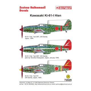 Techmod 72029 Ki-61 Hien