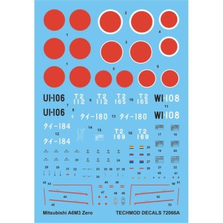 Techmod 72066 A6M3 Zero