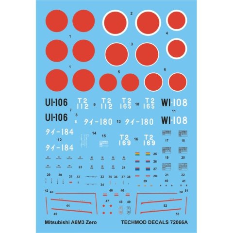 Techmod 72066 A6M3 Zero