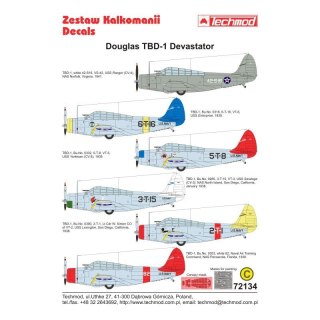 Techmod 72134 TBD-1 Devastator