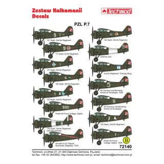 Techmod 72140 PZL P-7
