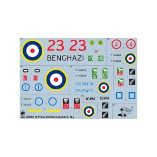 Toro 35D58 1/35 Bryt. Shermany z El-Alamein cz.2