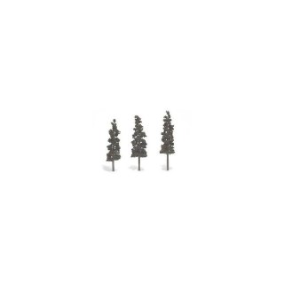 Woodland WTR1562 REALISTIC TREES- 6-7" Pine 3/Pk