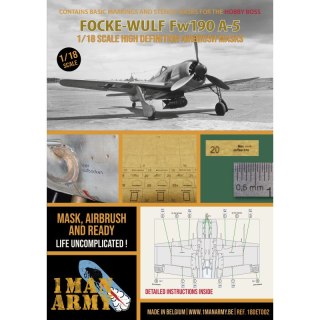 1 Man Army 18DET002 Focke Wulf Fw190 A-5 (Hobby Boss)