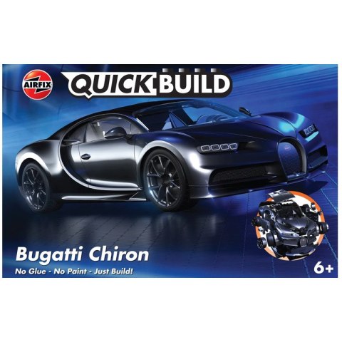 Airfix 6025 Quickbuild Bugatti Chiron Black