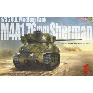 Asuka 35-047 U.S. Medium Tank M4A1 76mm Sherman