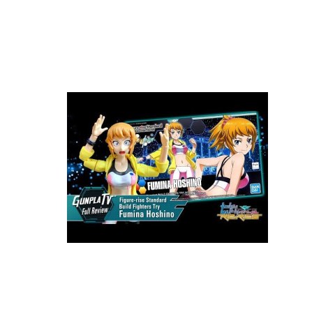 Bandai 60435 FIGURE RISE BUILD FIGHTERS TRY FUMINA HOSHINO GUN60435
