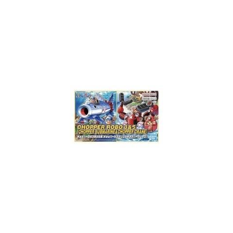 Bandai 67444 ONE PIECE CHOPPER ROBO 3&5 (CHOPPER SUBMARINE & CHOPPER CRANE) GUN67444
