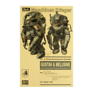 Hasegawa 64117 Gustav & Melusine Panzer Kampf Anzug Ausf G & Panzer Kampf Anzug Ausf M
