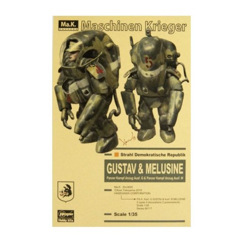 Hasegawa 64117 Gustav & Melusine Panzer Kampf Anzug Ausf G & Panzer Kampf Anzug Ausf M