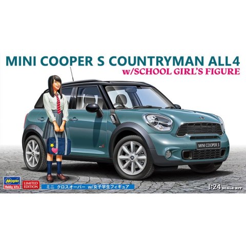 Hasegawa SP559-52359 Mini Cooper S Countryman All4 w/School Girl's Figure