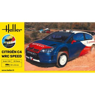 Heller 56117 Starter Set - Citroen C4 WRC Speed 1/43