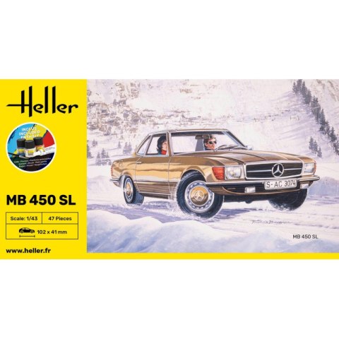 Heller 56171 Starter Set - MB 450 SL 1/43