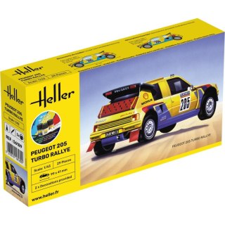 Heller 56189 Starter Kit - Peugeot 205 Turbo Rally